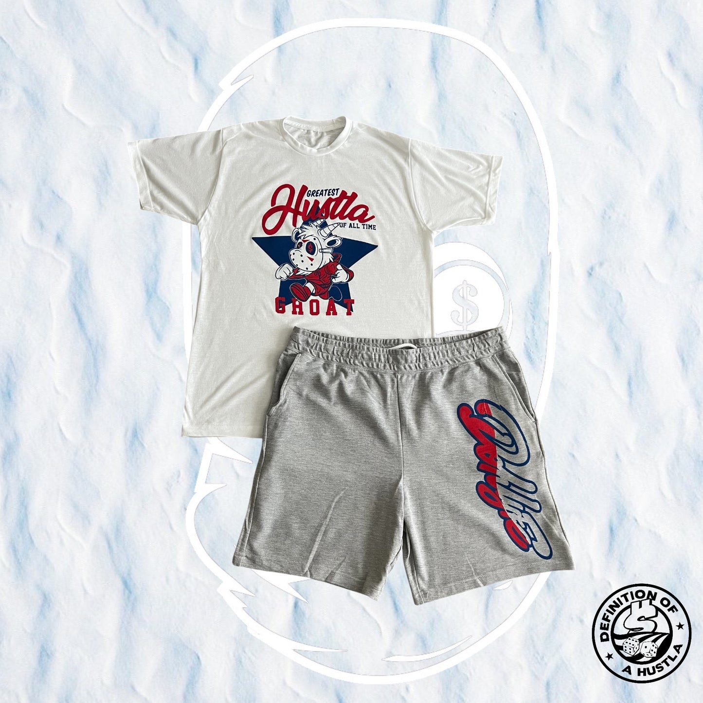 Dohlyfe Ghoat Set Red/royal:Grey