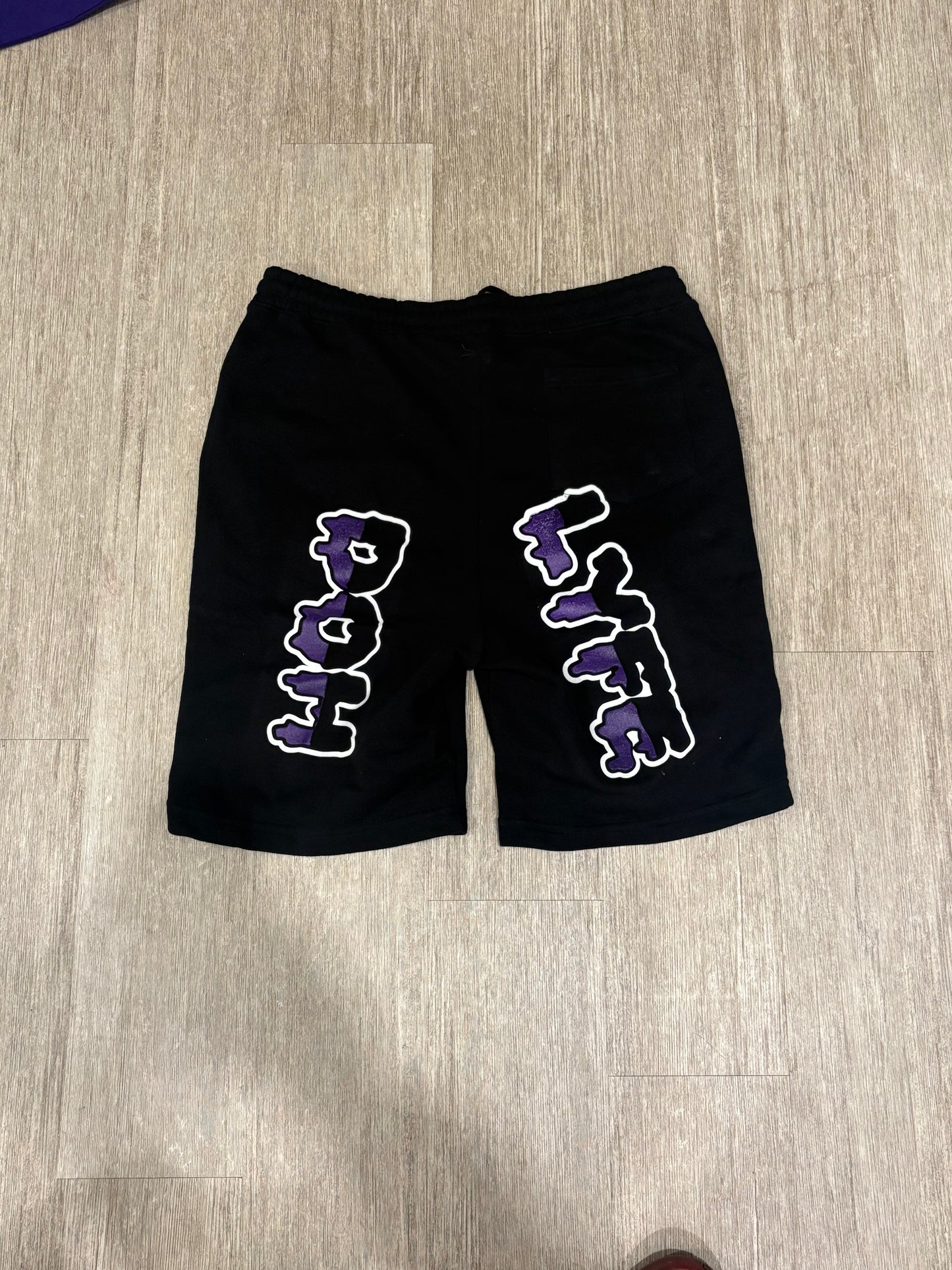 Dohlyfe Ghoat (purple grey black and white) hoodie/shorts Suit