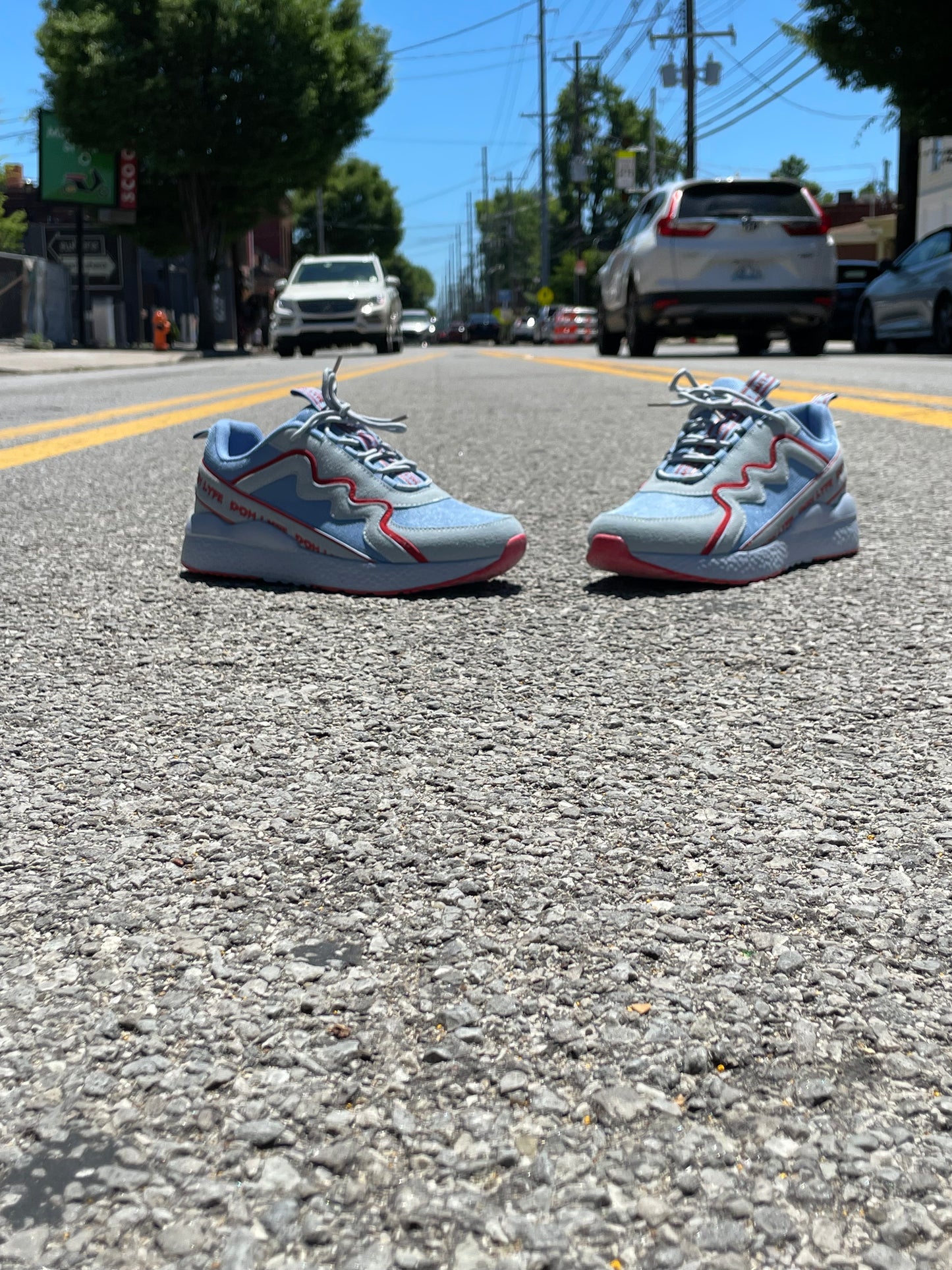 Sea-Reds Shoes DTR1s (Sky Blue/Red)
