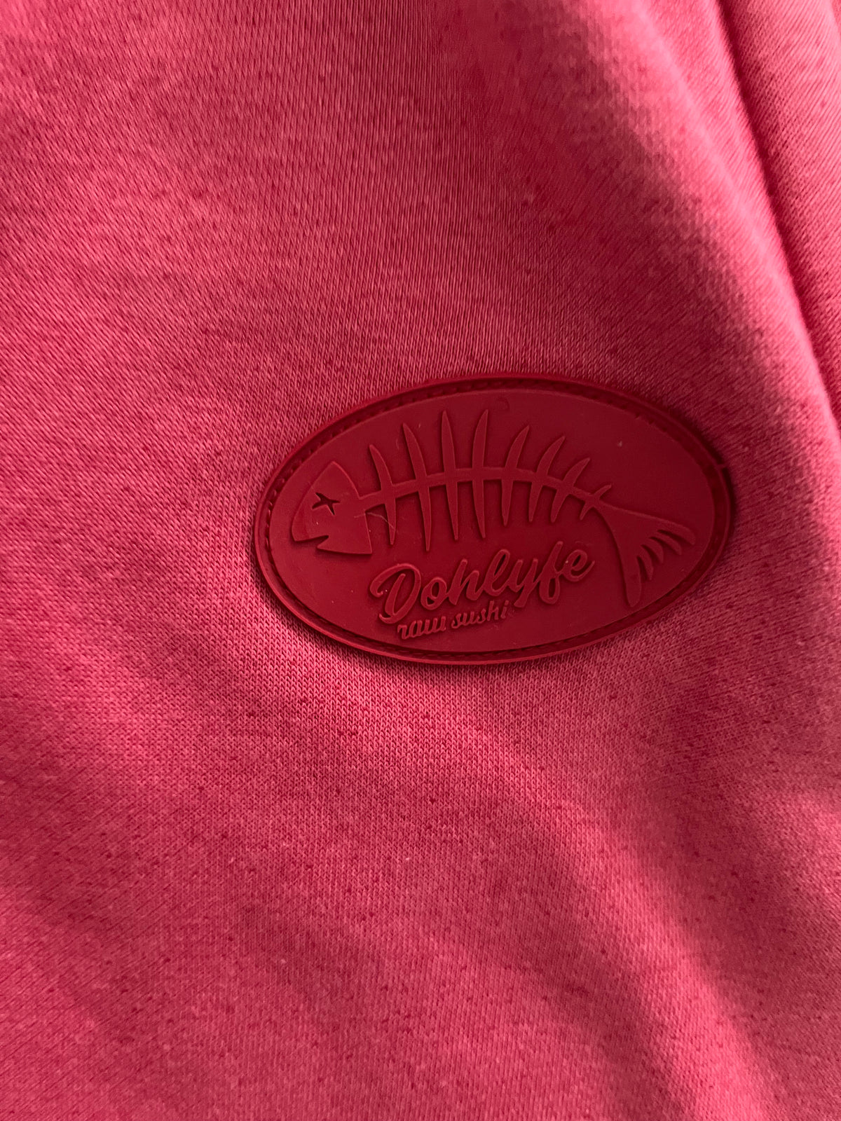 Dohlyfe Camo 3/4 Shorts Red/Red Sushi Logo
