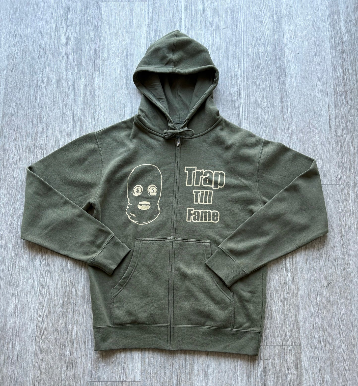 Dohlyfe TrapTillFame/Skimask Olive Green/Tan Jogging suit