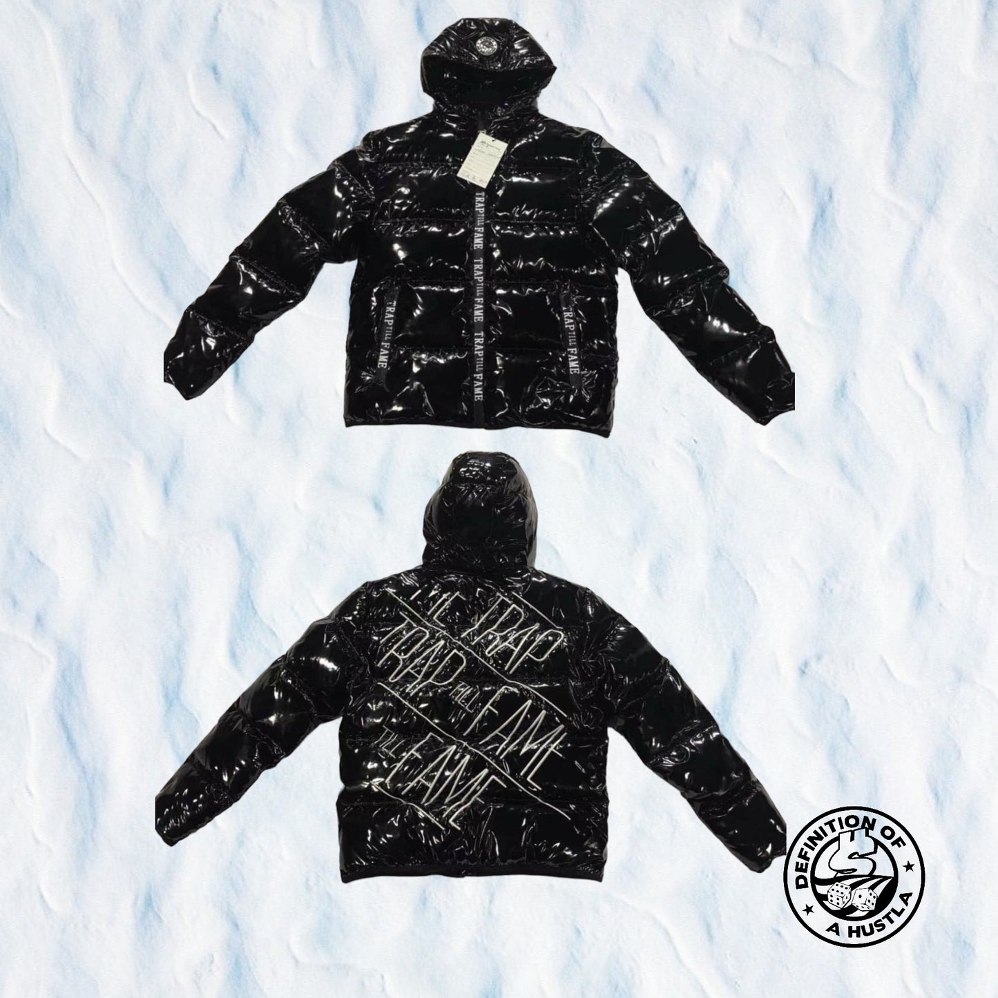 Dohlyfe Trap Till Fame Puffer Black/White