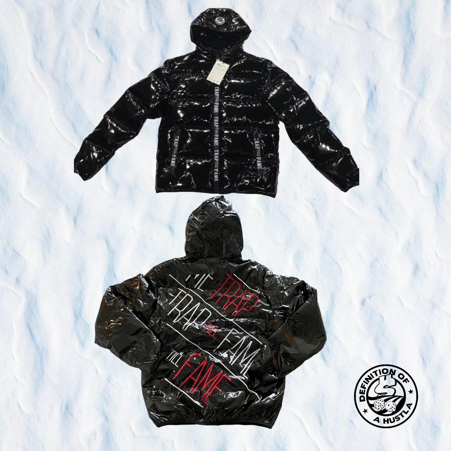 Dohlyfe Trap Till Fame Puffer Black/White/Red