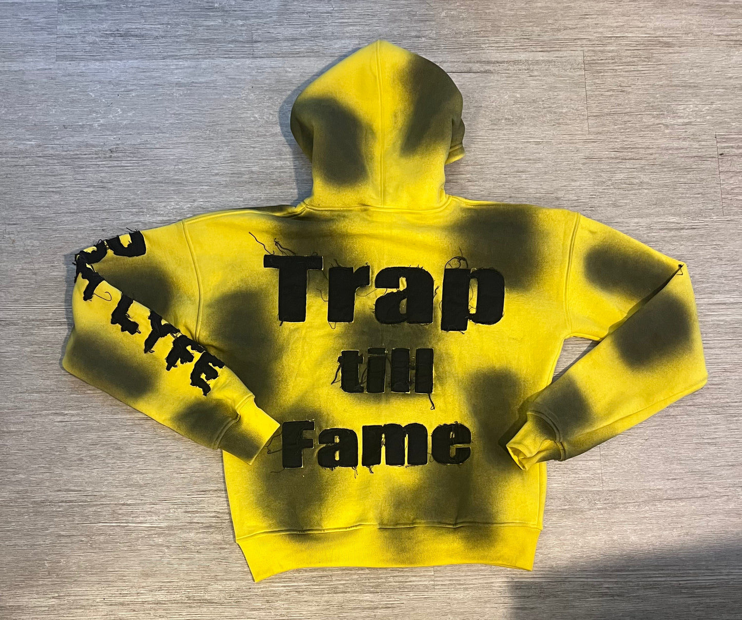 Dohlyfe TrapTillFame Jogging Suit All Yellow/black Oil Spill