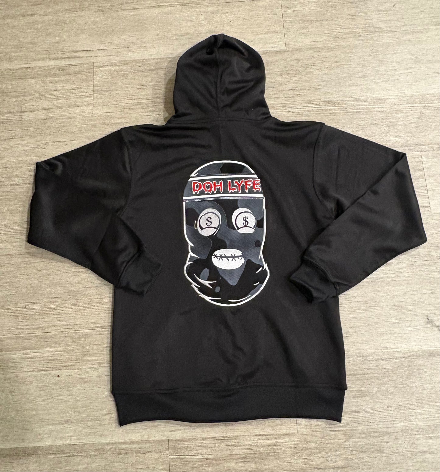 Dohlyfe Skimask Black/white Tracksuit