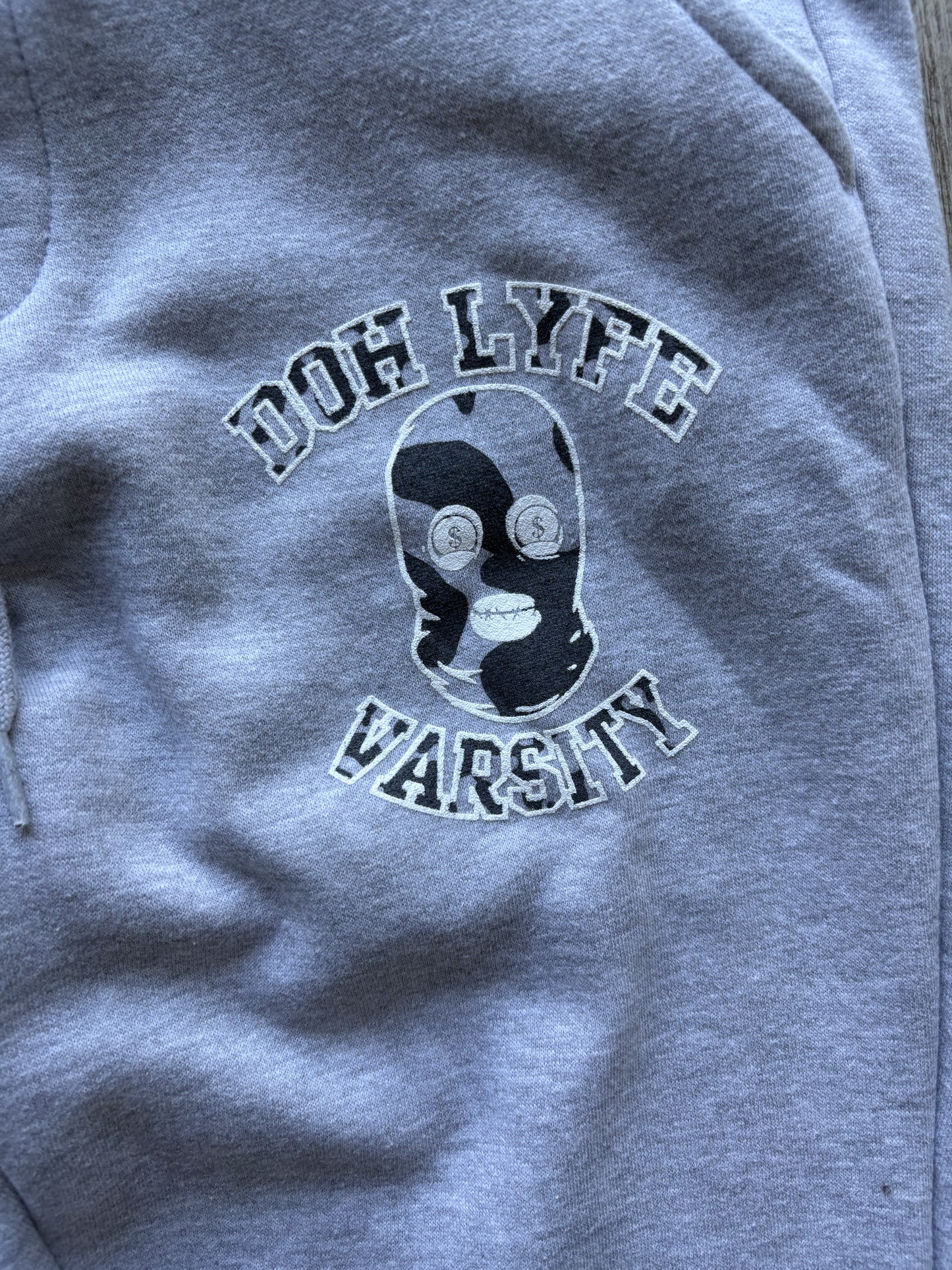 Dohlyfe Varsity Grey/White/grey Jogging Suit