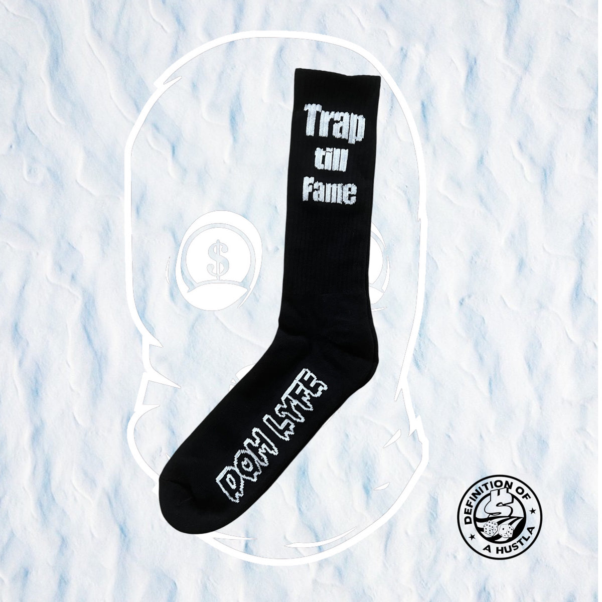Dohlyfe premium Black/white Socks