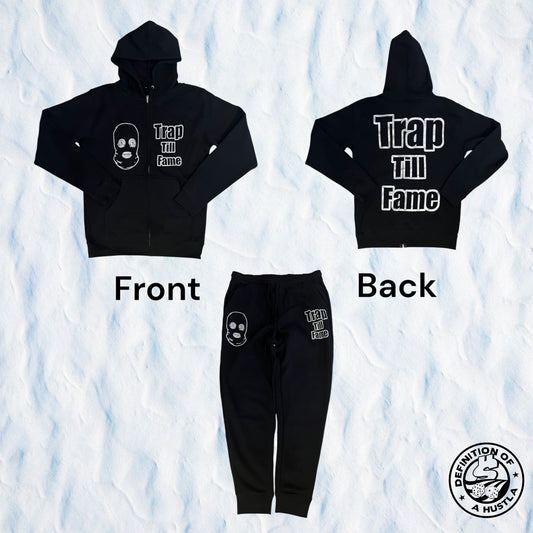 Dohlyfe TrapTillFame Jogging Suit black/chrome