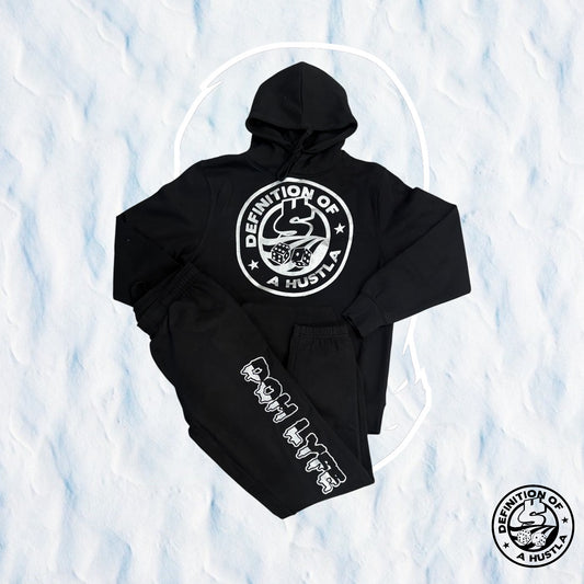 Dohlyfe Definition Of A Hustla Stamp Black/Silver