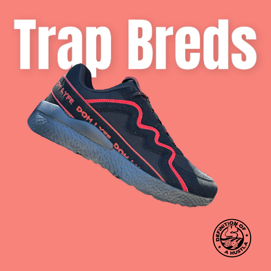 Trap Bred Shoes DTR1s (Black/Red)